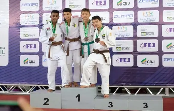 MS termina o Brasileiro Sub-18 de Judô com cinco medalhas